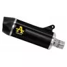 Silencieux INDY RACE ARROW 71946AKN Aluminium Dark (noir) embout carbone pour Yamaha MT10 2022 et +