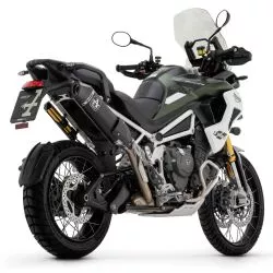 Silencieux VELOCE ARROW 72502VAN Aluminium "Dark" embout Carbone pour Triumph Tiger 1200 2022 et +