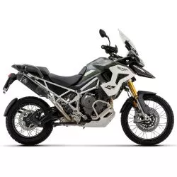 Silencieux VELOCE ARROW 72502VAN Aluminium "Dark" embout Carbone pour Triumph Tiger 1200 2022 et +