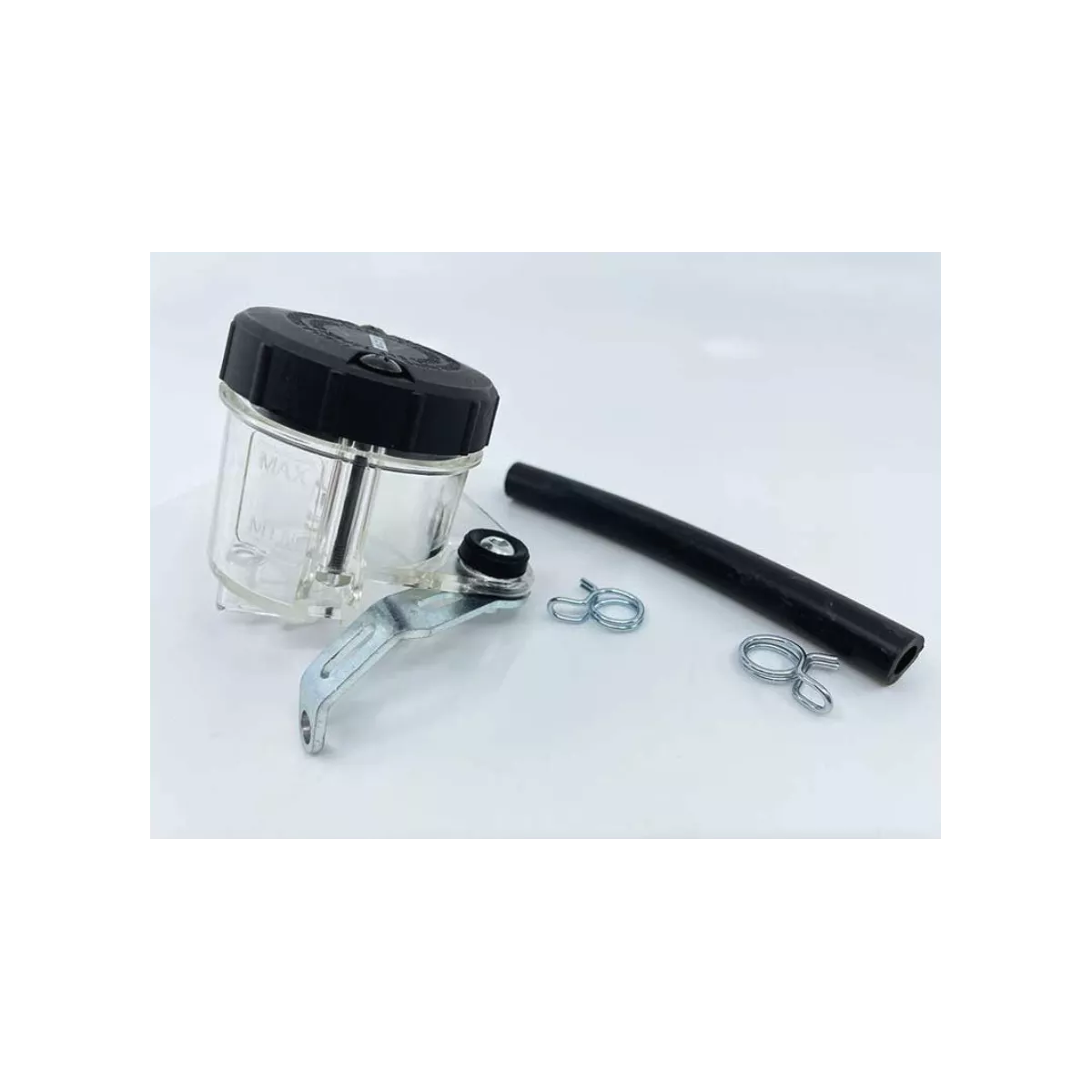 Kit rservoir bocal liquide de frein transparent Accossato - 45 ml - Tech2Roo Kit rservoir bocal liquide de frein transparent Accossato - 45 ml - Tech2Roo