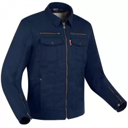 Blouson moto SEGURA PATROL Bleu
