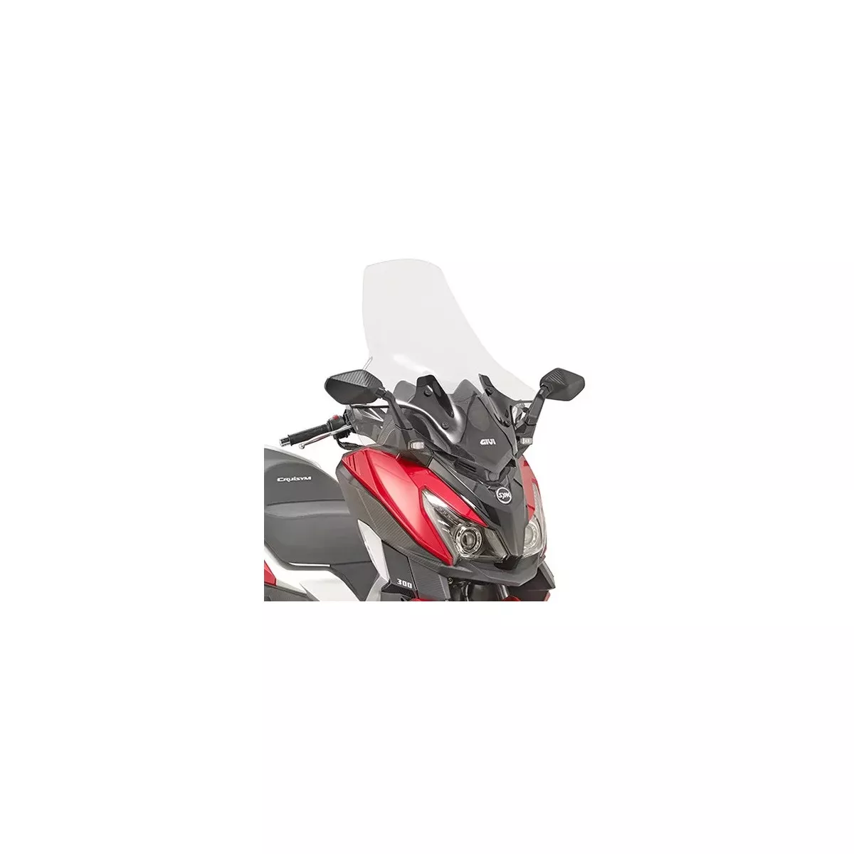 Pare-brise Bulle Haut Ermax 55 Cm Pour SYM JOYRIDE 125/200 I (2010-2016) - Neuf