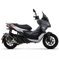 Ligne complète URBAN ARROW 53549ANN Aluminium Dark, embout Dark, pour Aprilia SR200 GT 2022 et +