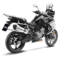Silencieux Slip-On LeoVince LV ONE EVO inox CF Moto 800 MT / MT-X, Husqvarna Norden 901, KTM 790, 890 Adventure