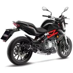 Échappement silencieux Slip-On LeoVince LV ONE EVO BLACK EDITION inox noir pour Benelli BN 302 S 2019-2020