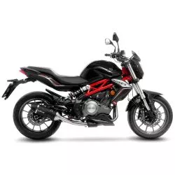 Échappement silencieux Slip-On LeoVince LV ONE EVO BLACK EDITION inox noir pour Benelli BN 302 S 2019-2020
