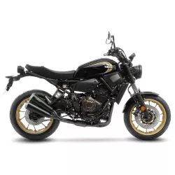 Échappement ligne complète LeoVince GP DUALS inox collecteur noir pour Yamaha XSR 700 / XTribute 2021 et +