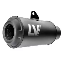 Échappement silencieux Slip-On LeoVince LV-10 inox FULL BLACK pour Ducati Scrambler 800 Desert Sled 2021 et +