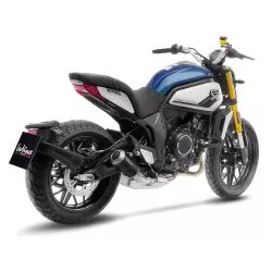 Échappement Silencieux Slip-On LeoVince LV-10 BLACK EDITION acier inox pour CF MOTO 700 CLX Heritage / Sport 2021 et +