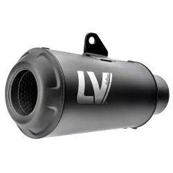 Échappement Silencieux Slip-On LeoVince LV-10 inox FULL BLACK pour CF MOTO 700 CLX Heritage / Sport 2021 et +