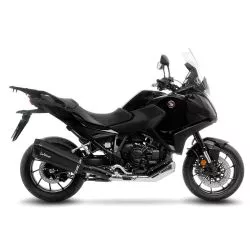 Échappement silencieux Slip-On LeoVince LV-12 BLACK EDITION inox noir pour Honda NT1100 2022 et +