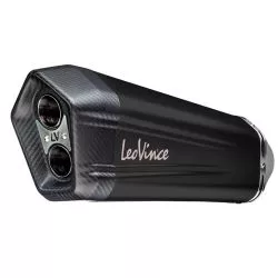 Échappement silencieux Slip-On LeoVince LV-12 BLACK EDITION inox noir pour Honda NT1100 2022 et +