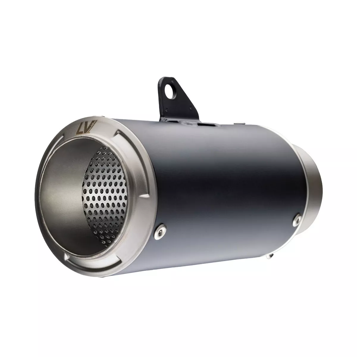Pot D'échappement Slip-on Universel AVDB Noir 61mm - Neuf Pour Moto Ou Scooter