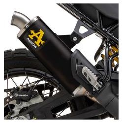 Silencieux INDY RACE ARROW 72640AON Aluminium Dark (noir) pour Moto Morini X-Cape 650 2022 et +