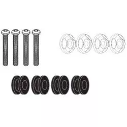 Kit d'attaches spécifiques GIVI D2153KIT pour fixation du pare-brise 2153DT sur Yamaha NMAX125 et 155 2021 et +