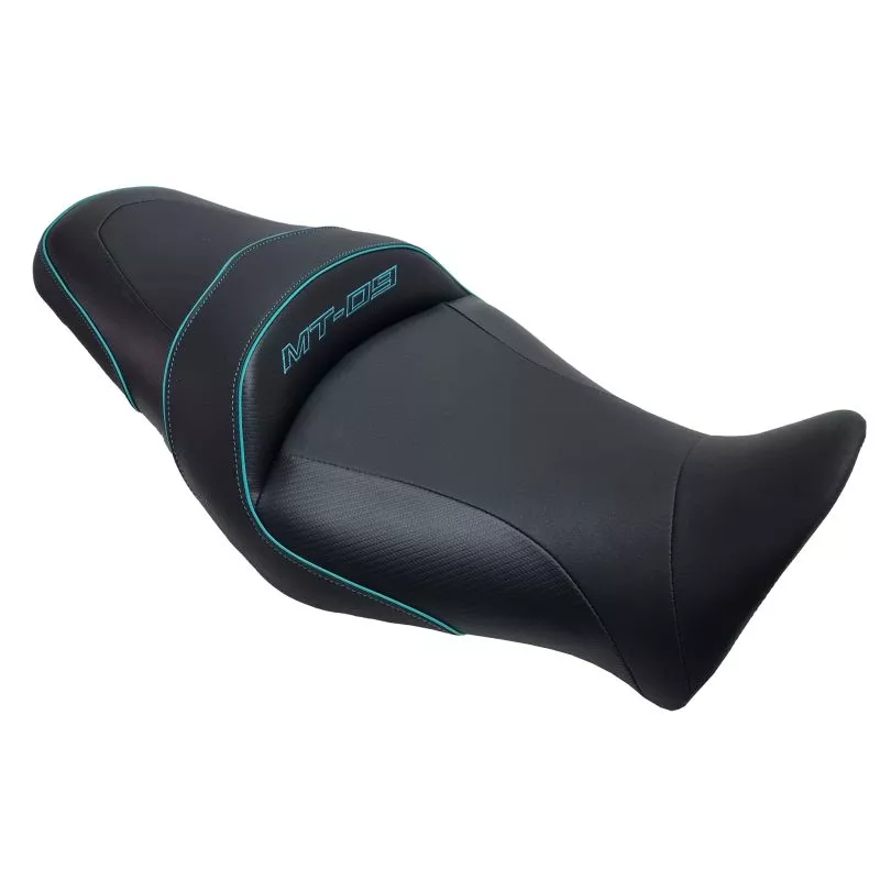 Selle Bagster READY LUXE configurable, noir couleur liserés au choix pour Yamaha MT09 2021 et