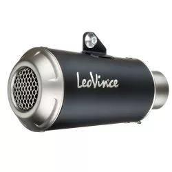 Échappement Silencieux Slip-On LeoVince LV-10 BLACK EDITION acier inox pour Benelli ET5 / TNT125 2017 et +