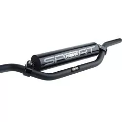 Guidon Aluminium 7/8" Noir PROTAPER Sport Unadialla (Moyen / Haut) + Mousse