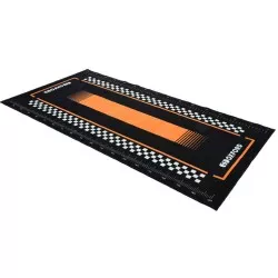 Tapis environnemental pitlane Orange L 200 x 100cm OXFORD pour garage, atelier, paddock ou showroom