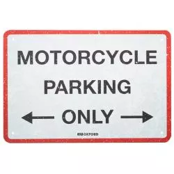 Plaque métallique "Parking" OXFORD pour votre garage, atelier ou votre maison
