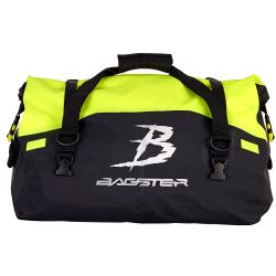 Sacoche de selle Bagster XSS110 Eagle, Noir et jaune fluo, volume 45 Litres