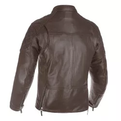 Blouson moto cuir OXFORD Route 73 2.0 couleur marron