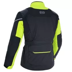 Veste moto Oxford Montreal 4.0 MS Dry2Dry Noir / Jaune Fluo