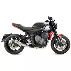 Ligne d'échappement IXRACE MK2 Inox édition pour Triumph Trident 660 2021 et +
