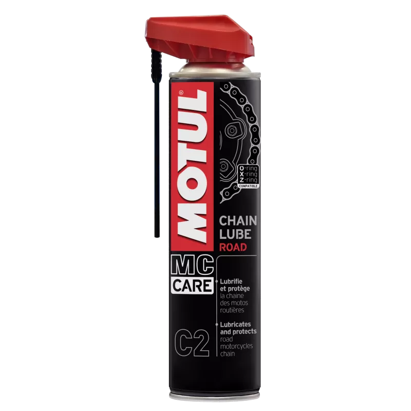Graisse chaîne moto MOTUL C2 Chain Lube Road XTrem 400ml Tech2Roo
