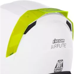 Aileron / Spoiler Icon BLANC MAT pour casque Icon Airflite