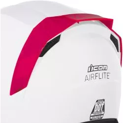Aileron / Spoiler Icon ROUGE FLUO pour casque Icon Airflite