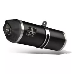 Silencieux RACE-TECH ARROW 71955AKN Aluminium "Dark" noir embout carbone pour Triumph Speed Triple 1200 RS 2021 et +
