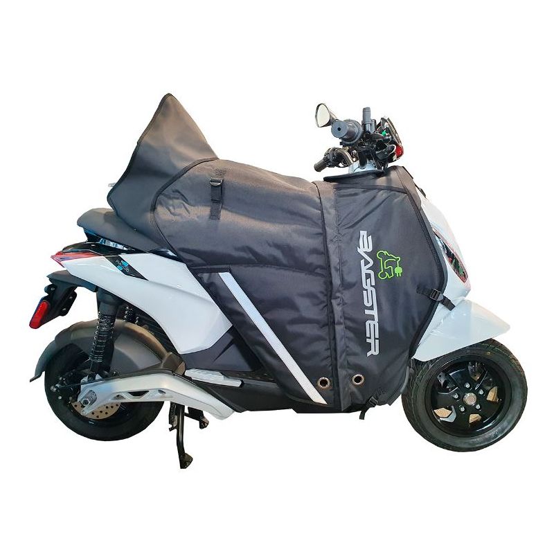Tablier Bagster XTB600 WINZIP, Noir, pour Piaggio One 2021 et + Tech2Roo