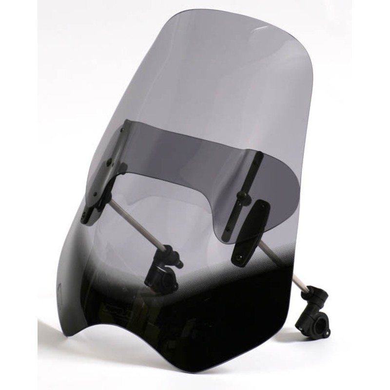 Bulle MRA Vario fumée avec déflecteur pour motos non carénées