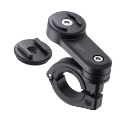 Support smartphone SP CONNECT Moto PLASTIQUE NOIR pour guidon moto et coques SPC ou SPC+