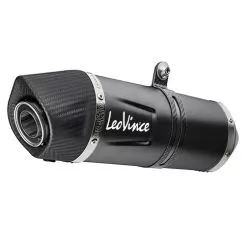 Silencieux Slip-On LeoVince LV ONE BLACK EDITION inox noir sur Honda CB750 Hornet 2023 et +