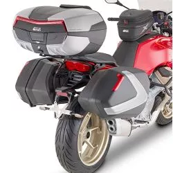 Supports spécifiques PLX8207 GIVI pour valises latérales MONOKEY SIDE V35 et V37 pour Moto Guzzi V100 Mandello 2022 et +