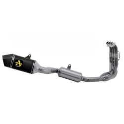 Ligne complète racing ARROW 71004VAN, silencieux Veloce Aluminium Dark pour Triumph Tiger 660 2022 et +