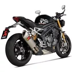 Silencieux SLIP-ON Akrapovic Titane homologué pour Triumph Speed Triple 1200 RS 2021 et + / RR 2022 et +