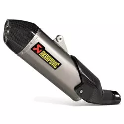 Silencieux SLIP-ON Akrapovic Titane homologué pour Ducati Desert X 2023 et +