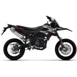 Silencieux THUNDER ARROW 52510AO Aluminium embout inox pour Aprilia 125 RX / SX 2021 et +