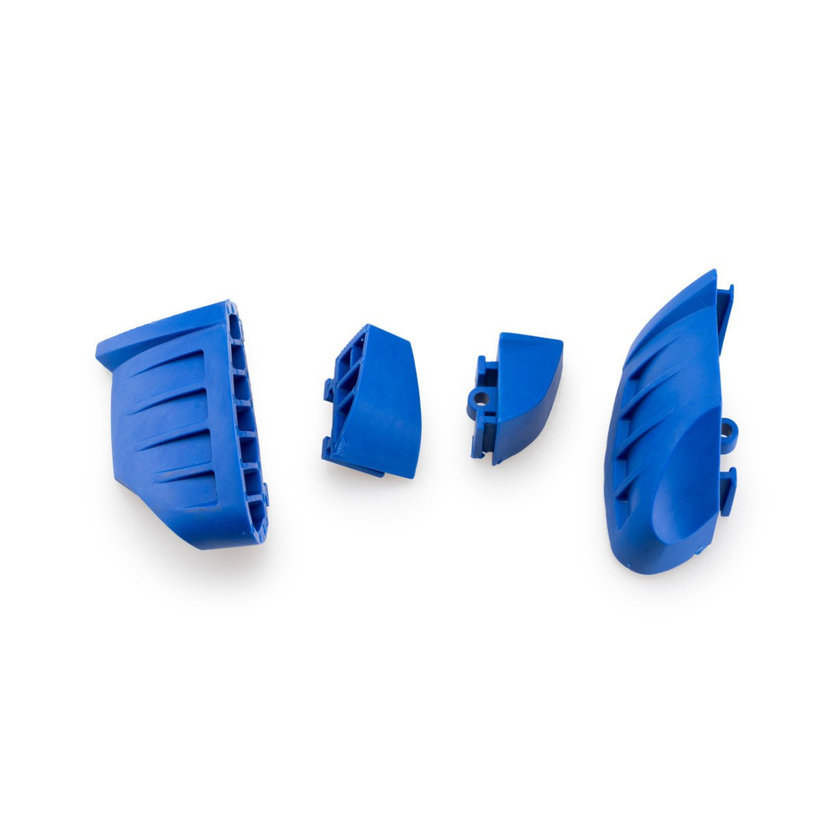 Jeu D'embouts En Gomme De Protection Moteur PUIG 20872R - Rouge - Compatible BMW, Honda, Kawasaki, Suzuki, Yamaha