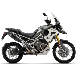 Silencieux racing VELOCE ARROW 72002VAN Aluminium "Dark" embout Carbone pour Triumph Tiger 1200 2022 et +