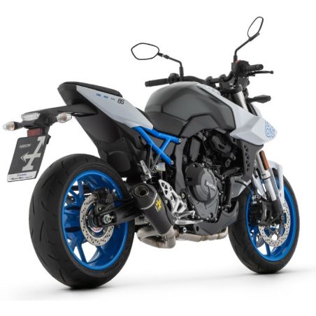 Ligne complète WORKS ARROW Nichrom noir pour Suzuki GSX8S 2023 et +