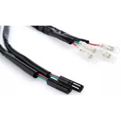 Câbles adaptateur, prolongateur clignotant avant 21582 pour support de plaque Puig sur CB750 Hornet 2023 et +