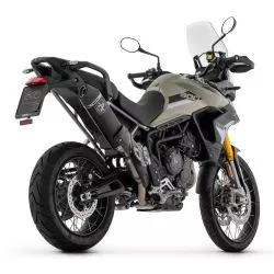 Silencieux VELOCE ARROW 72504VAN Aluminium "Dark" avec protection carbone pour Triumph Tiger 850 et 900 2020 et +