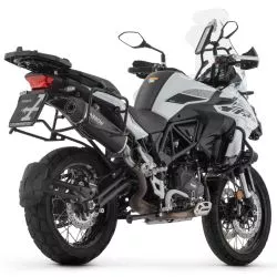 Silencieux INDY RACE ARROW 72644AKN Aluminium Dark embout carbone pour Benelli TRK 502X 2021 et +