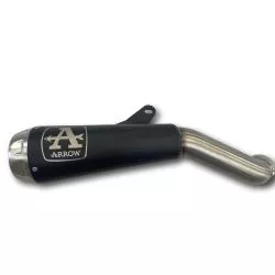 Silencieux PRO-RACE ARROW 71912PRN Nichrom "Dark" Inox noir embout Inox pour Kawasaki Z900 2020 et +