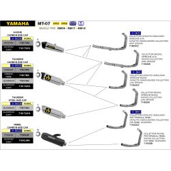 Silencieux STREET THUNDER ARROW carbone pour Yamaha MT07 et Tracer 700