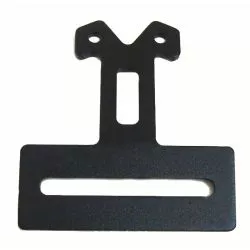 9105NO060 support de catadioptre universel en aluminium noir